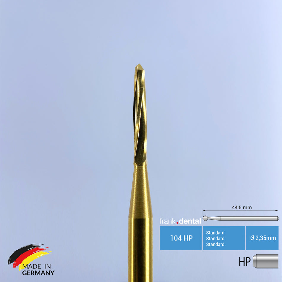 Titanbeschichteter Hartmetall-Lindemann-Knochenschneider – 161 PS