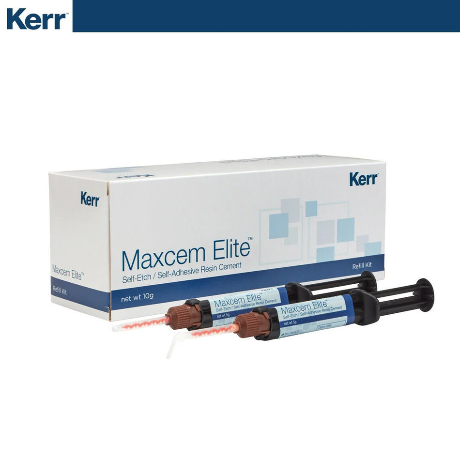 Self-Etch, Self-Adhesive Dental Cement Maxcem Elite Value Kit