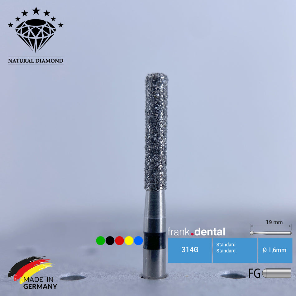 Dental Natural Diamond Bur - 837KR Dental Burs - Für Turbine - 5 Stk