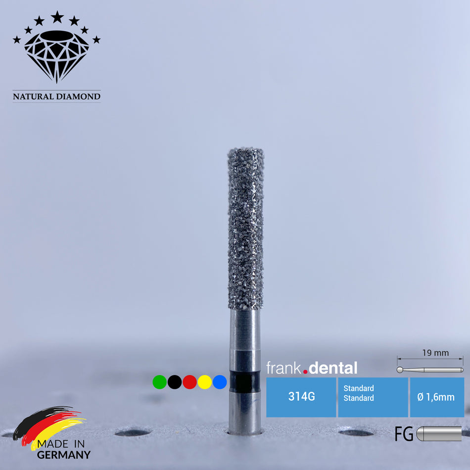 Dental Natural Diamond Bur - 837 Dental Burs - Für Turbine - 5 Stk 