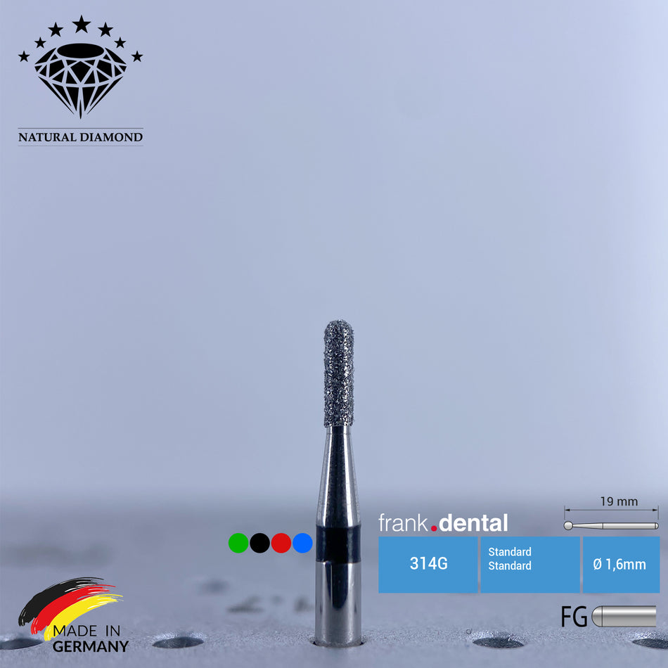 Dental Natural Diamond Bur - 838 - Dental Burs - Für Turbine - 5 Stk