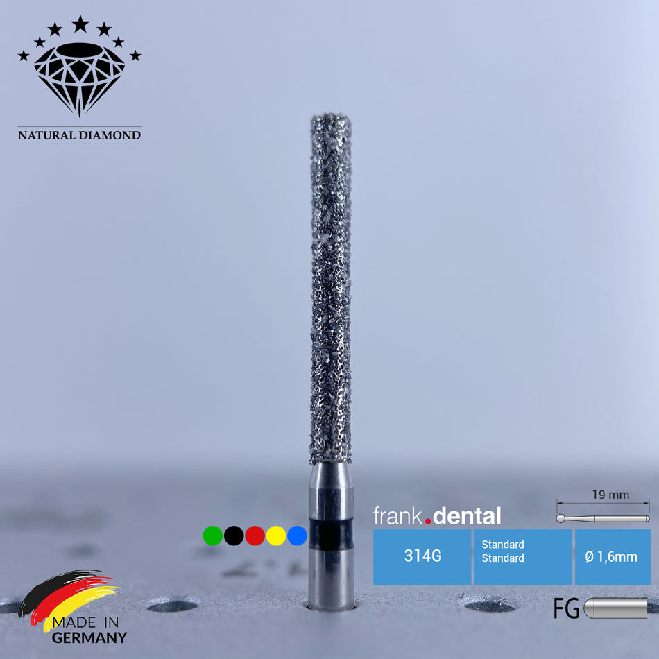 Dental Natural Diamond Bur - 842 Dental Burs - Für Turbine - 5 Stk