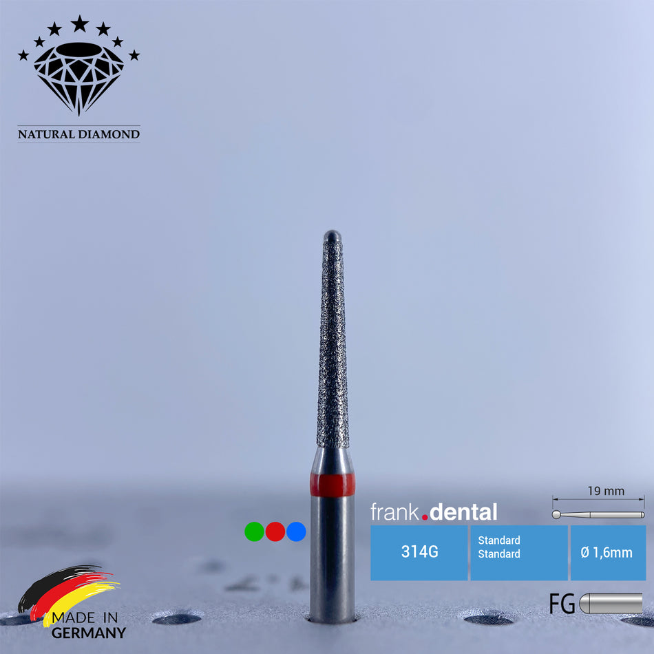 Dental Natural Diamond Bur - 851 Dimond Bur für Luftturbine