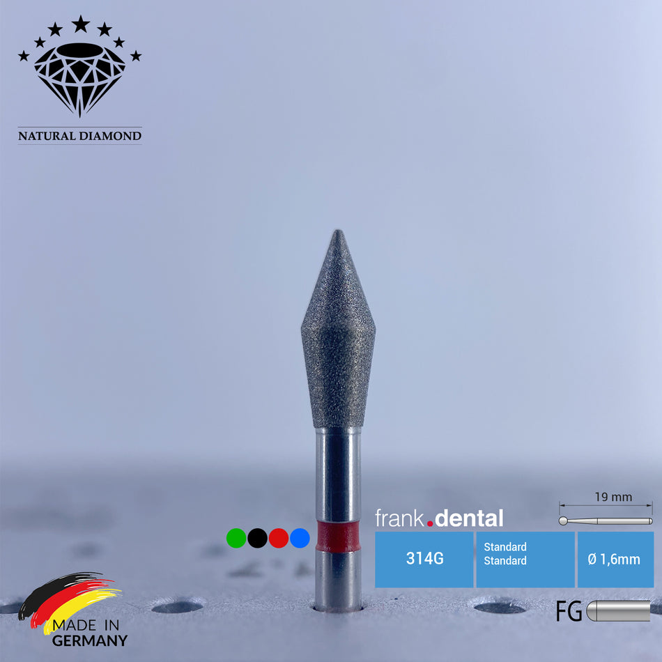 Dental Natural Diamond Bur - 899 Dental Burs - Für Turbine - 5 Stk