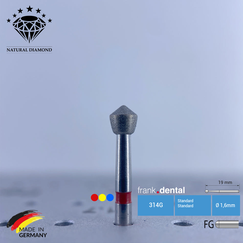 Dental Natural Diamond Burs - 905 Dental Natural Diamond Burs - Für Turbine - 5 Stk