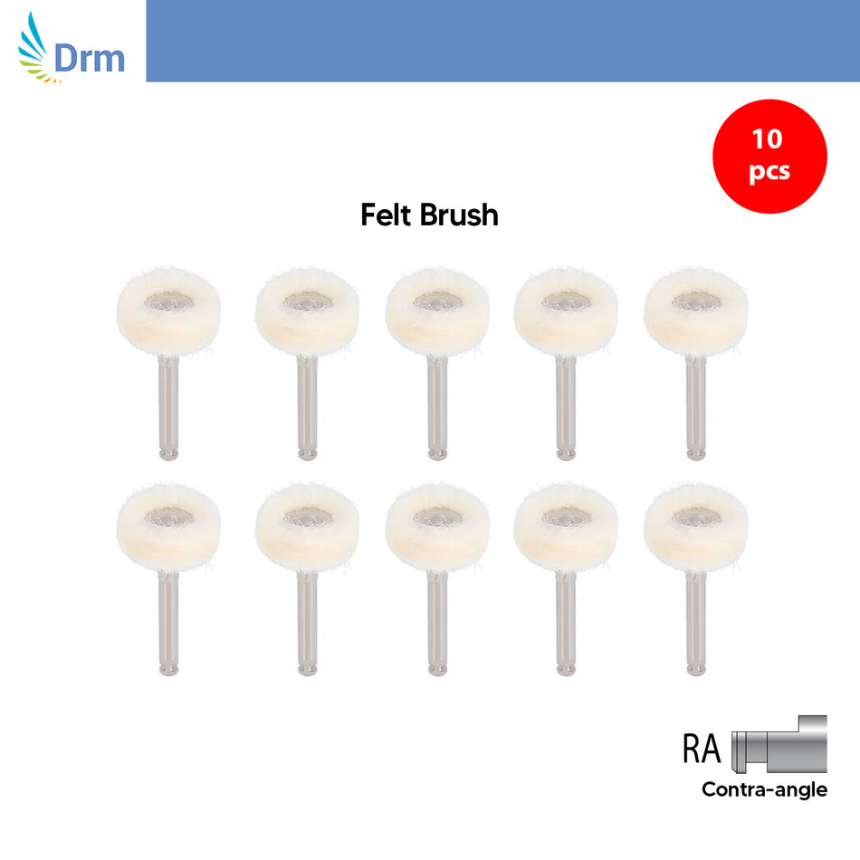 Porcelain and Composite Polishing Kit - 10 Pieces - Contra Angle