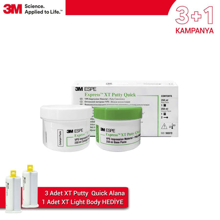 DentrealStore - 3M 3+1 Offer Express XT Putty Quick - Dental Impression