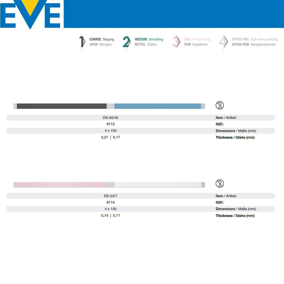 DentrealStore - Eve Technik Flexistrips-Dia Composite Interface Sanding Kit