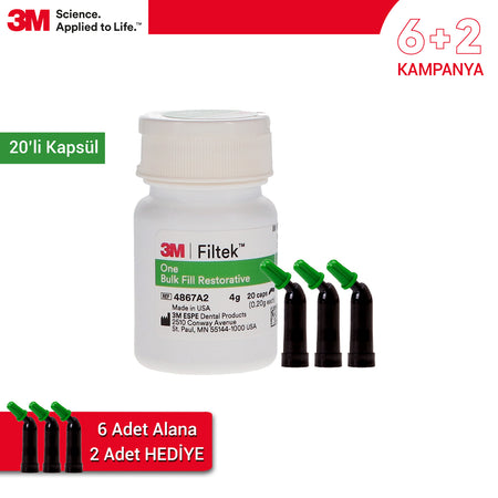 DentrealStore - 3M 6+2 Offer Filtek One BulkFill Posterior Composite