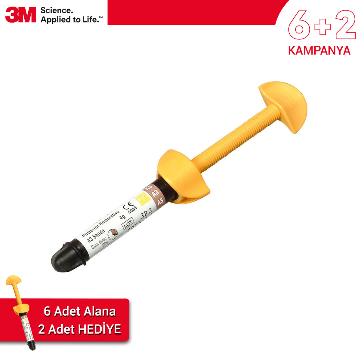 DentrealStore - 3M 6+2 Offer Filtek P60 Posterior Restorative Composite