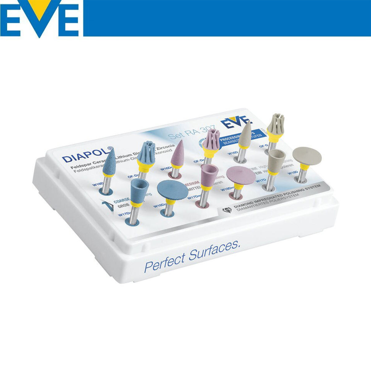 DentrealStore - Eve Technik Diapol Porcelain Polish Kit For Ceramic Surfaces - RA307