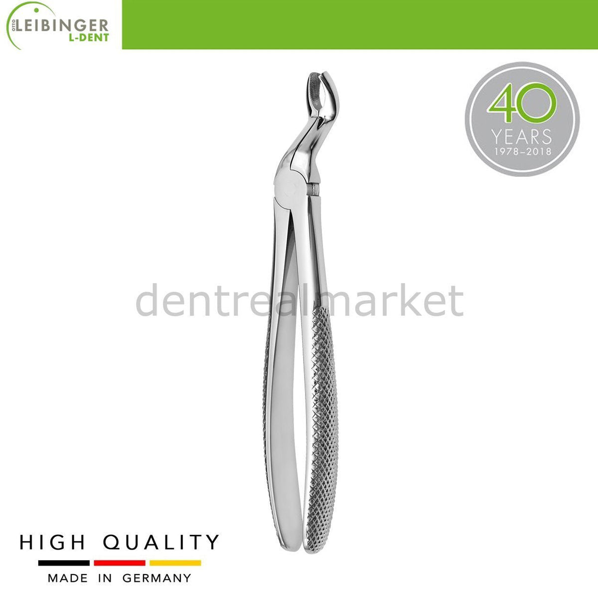 Leibinger - Adult Extracting Forceps 67A - Forceps for Upper Third Molars