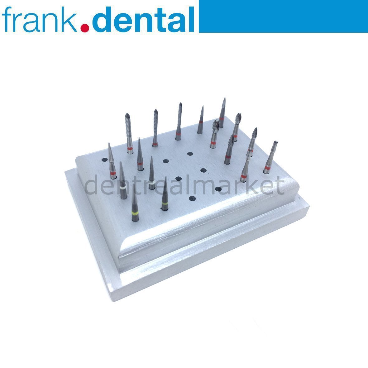 Frank Dental - Carpide Composite and Ceramic - Finishing & Polishing Bur Kit