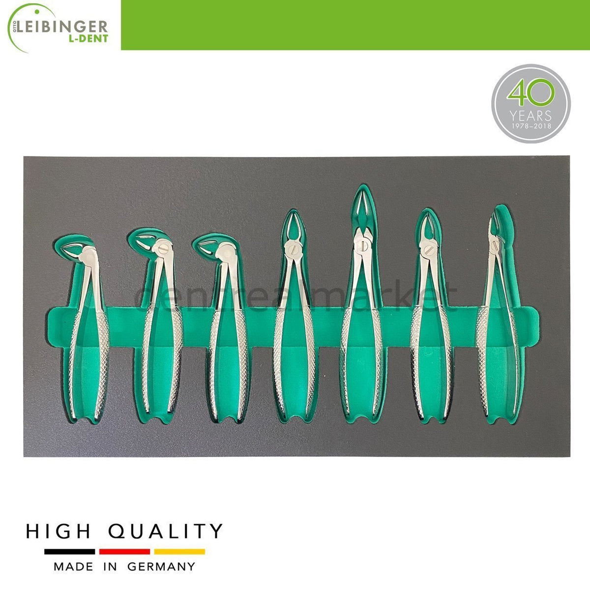 Leibinger - Child Tooth Extraction Forceps Kit - English Pattern