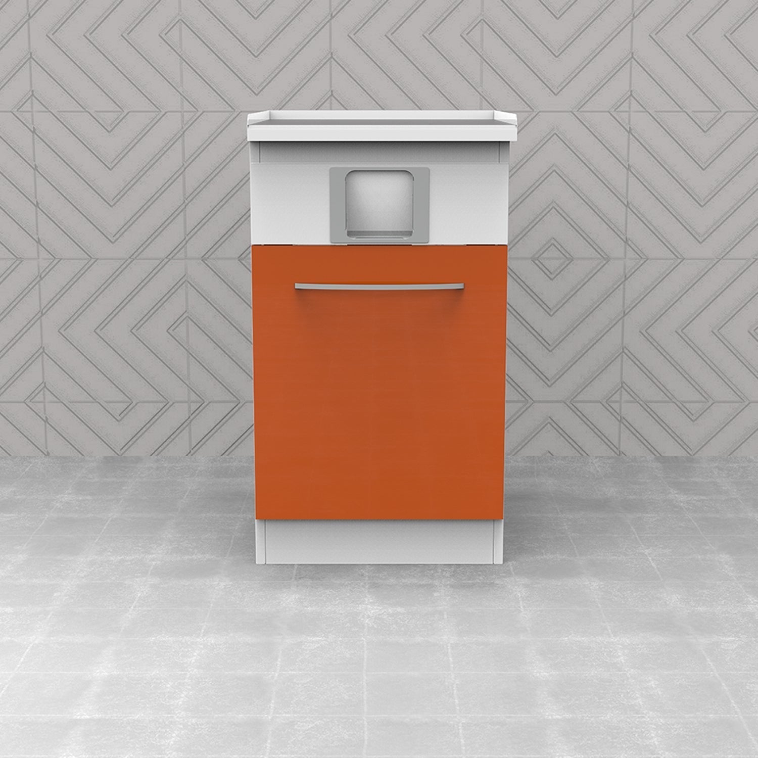 Grup Dental - Clinical Cabinet - Module - Corian Countertop With Waste Bin GL17