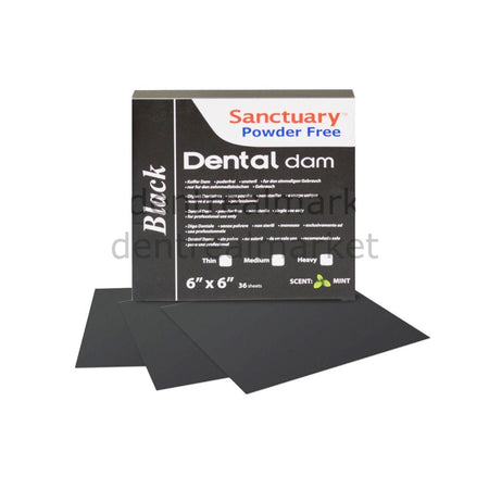 Sanctuary - Dental Dam Rubberdam Black