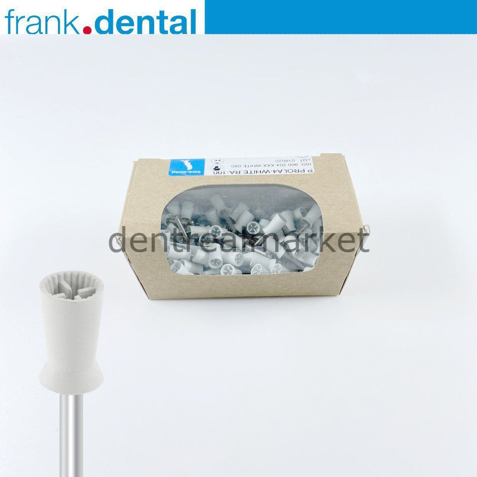 Frank Dental - Detertrage Polishing Rubber Medium - 100 Pcs