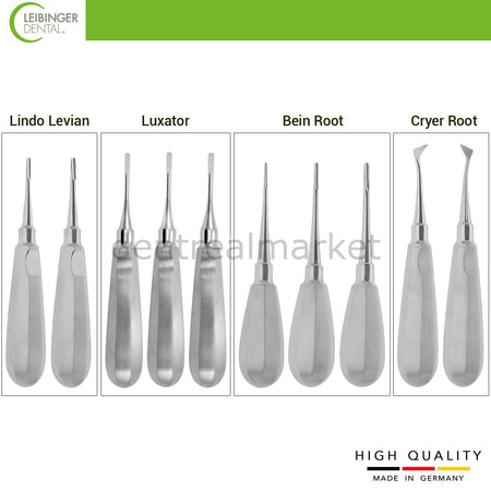 Leibinger - Elevator and Luxators Full Set - Dental Instruments