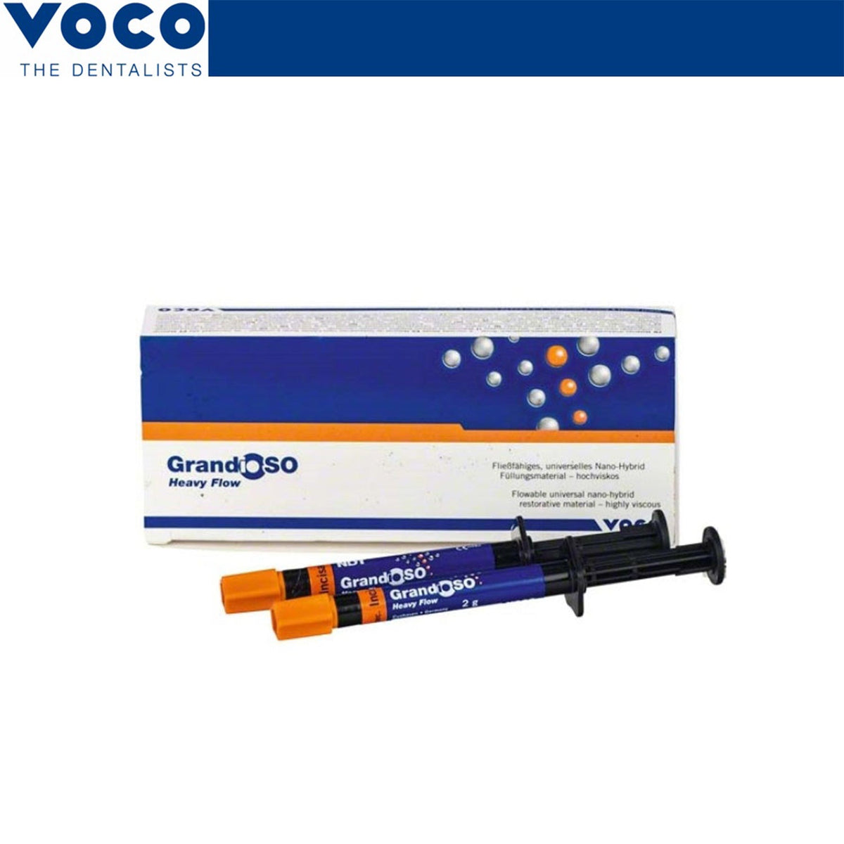 Voco - GrandioSO Heavy Flow - High Viscosity Flow Nano - Hybrid Composite