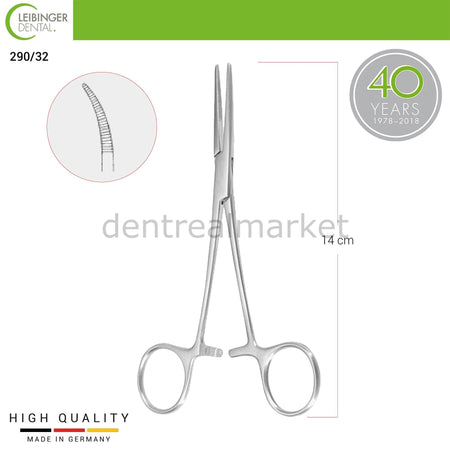 Leibinger - Kelly Hemostatic Forceps Straight 14 cm