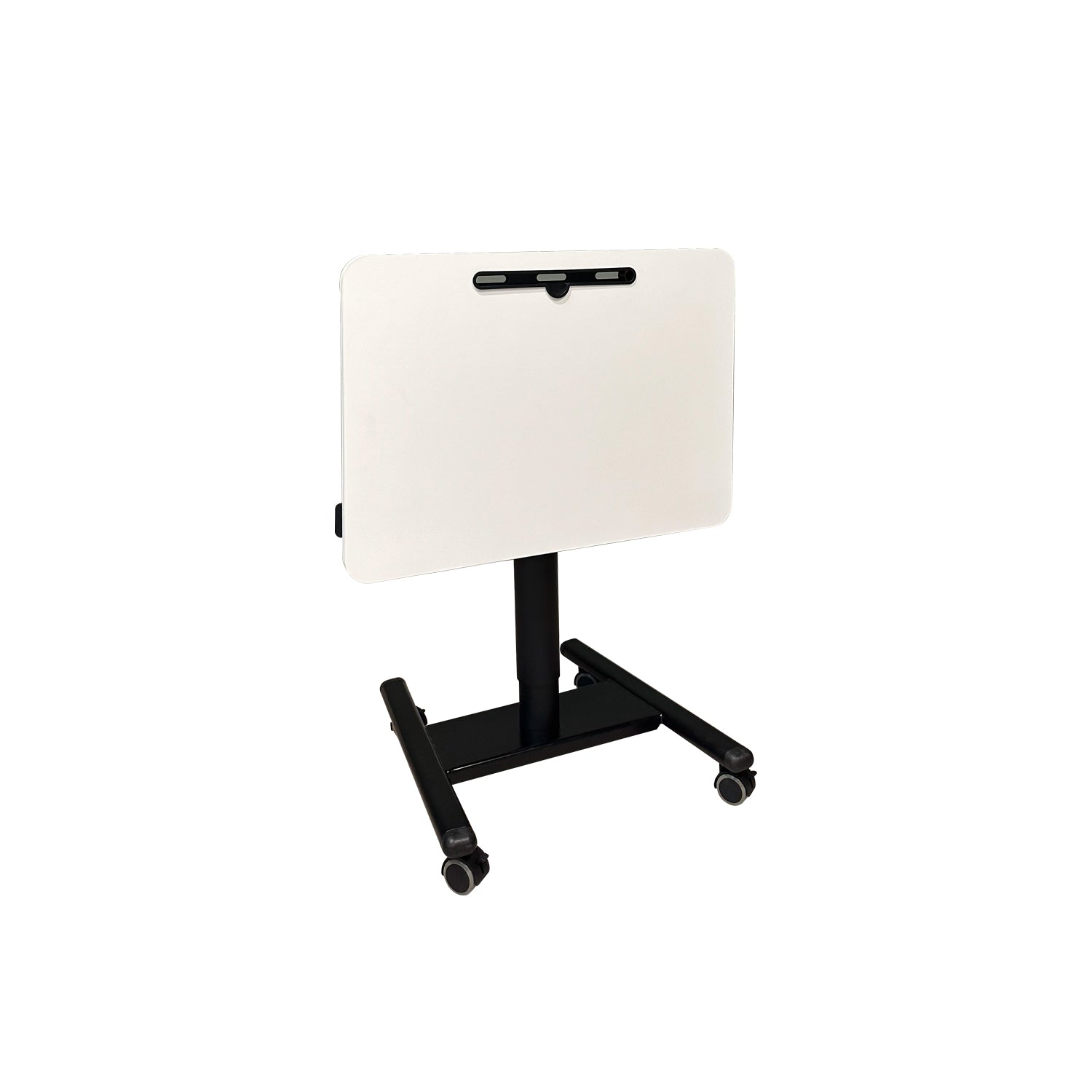 Dentreal - Movable Height Adjustable Mobile Laptop Cart - Trolley - Scanner Stand