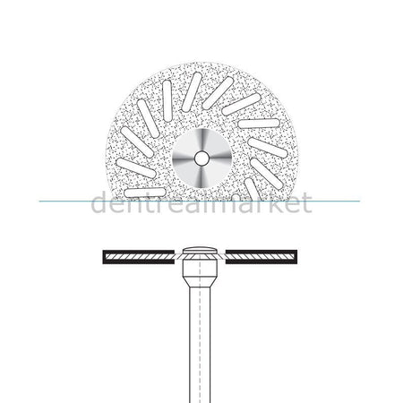 Frank Dental - Ortho Diamond Disc Interface Separe - Double Sided Etching