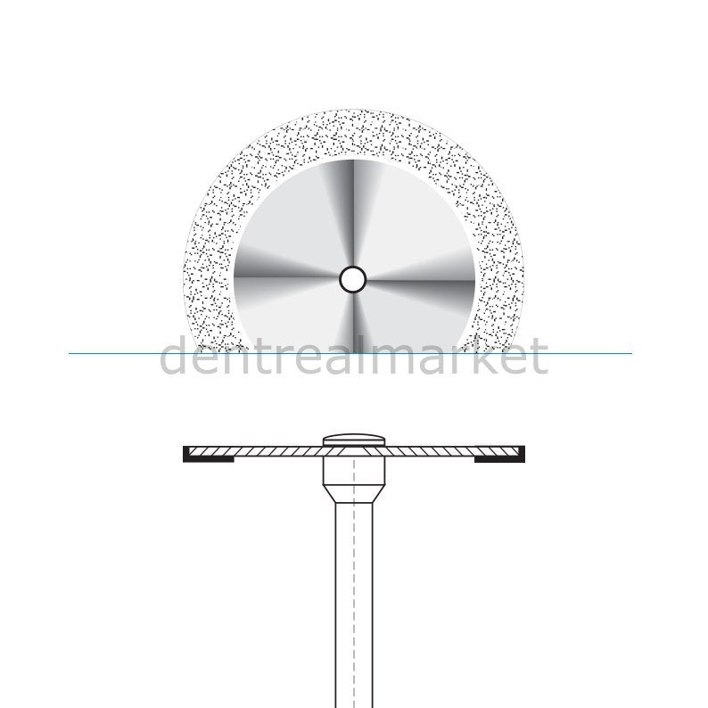 Frank Dental - Ortho Diamond Disc Interface Separe - Single Side Etching