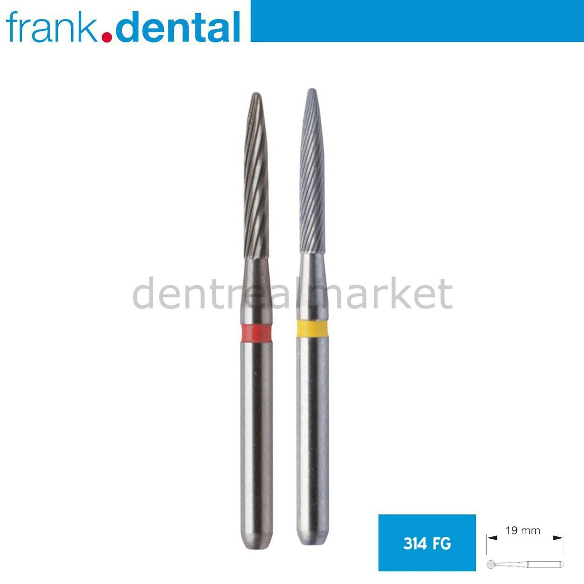 Frank Dental - Orthodontic Adhesive Remover & Debonding Bur - C48L - Pcs