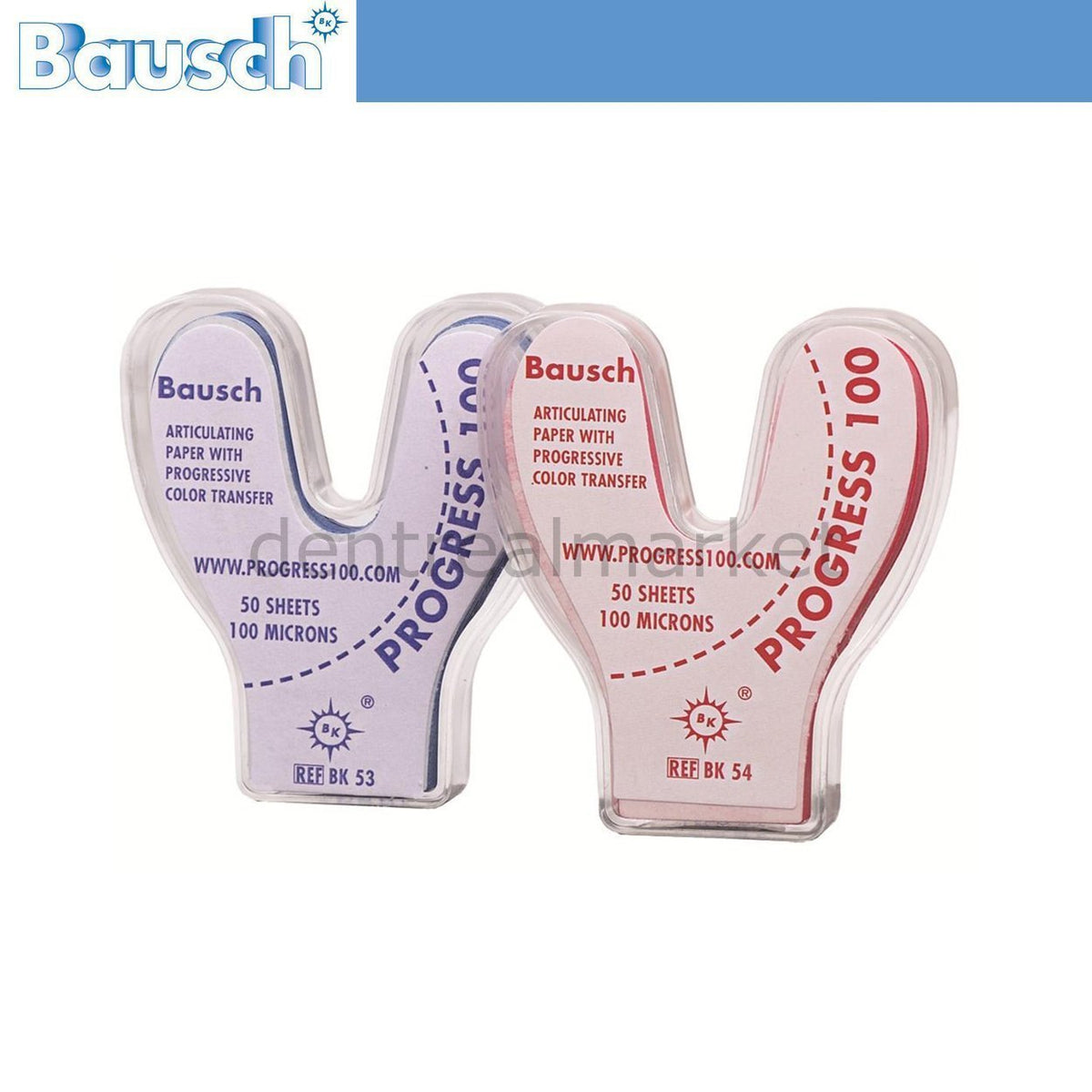 Bausch - Progress Articulation Paper U Form - Horseshoe - 100 Mic