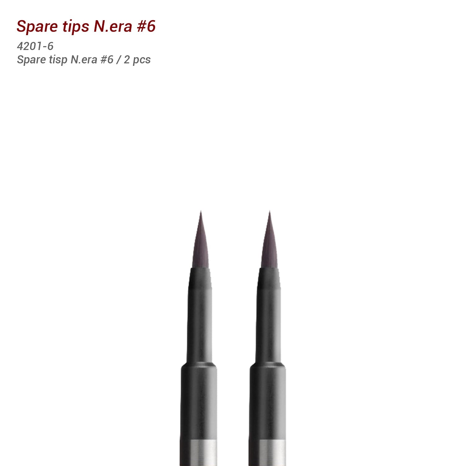 Smile Line - Replacement Tips - Spare Tips N.era #6 - 2 Pcs