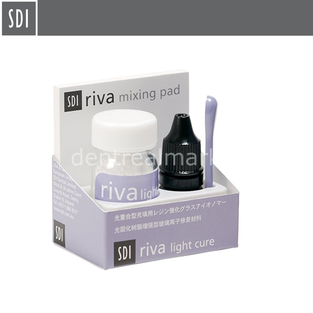 Sdi Dental - Riva Light Cure Glass Ionomer Powder / Liquid Kit