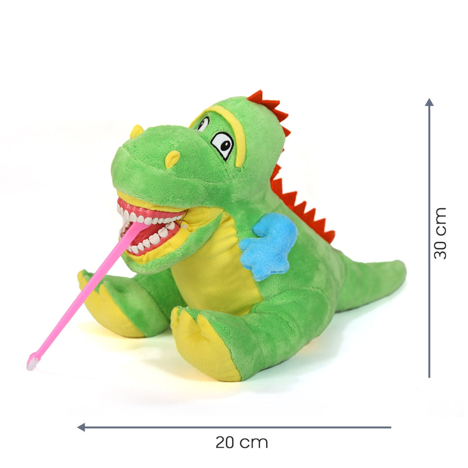 Sunray - Small Dino Tooth Brush Teaching Model Yellow - Green