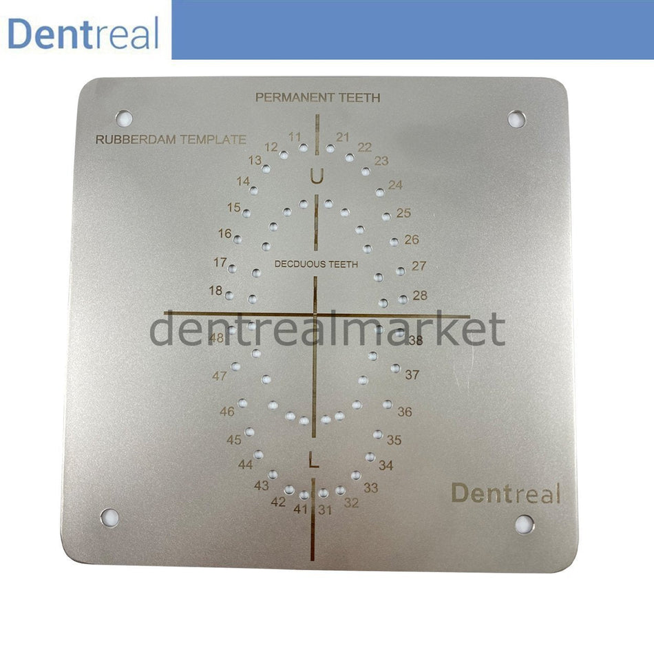 Frank Dental - Stainless Steel Rubberdam Template