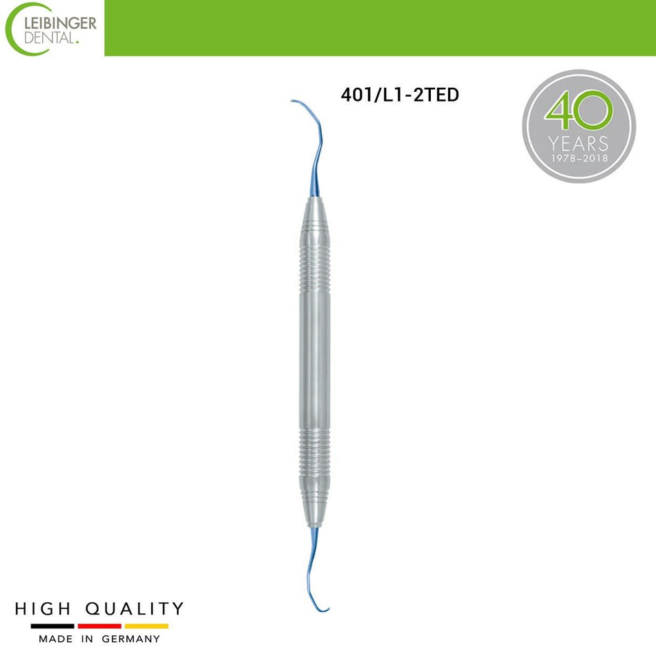 Leibinger - Titanium Curette L1 - 2T - ED - Implant Cleaning Curette