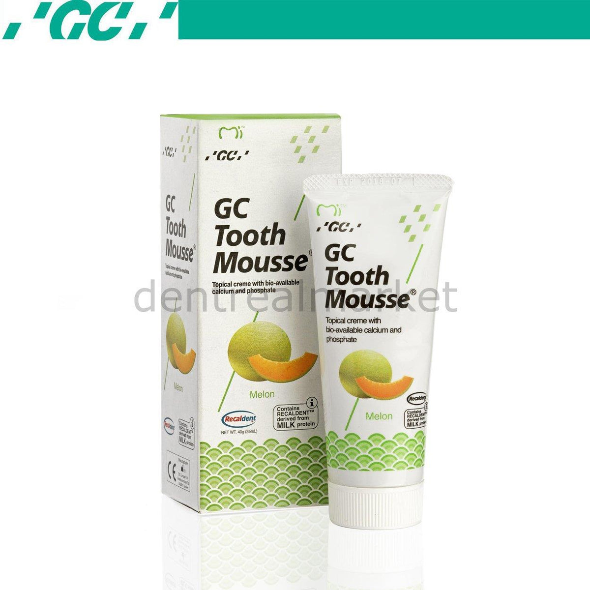 Gc Dental - Tooth Mousse Topical Cream 40 Gr - Melon