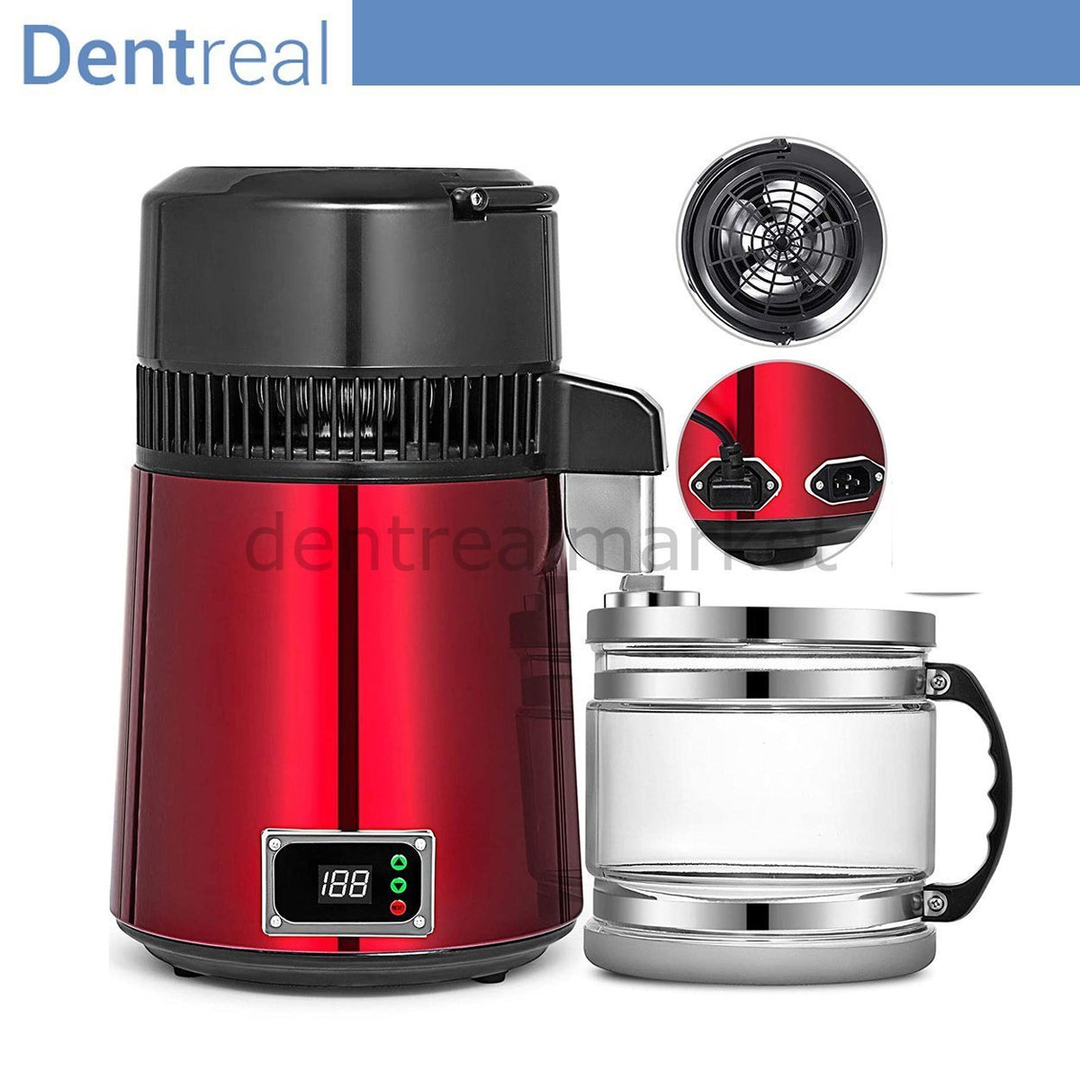 Dentreal - Water Distiller Machine With Termostat & MI TDS Meter