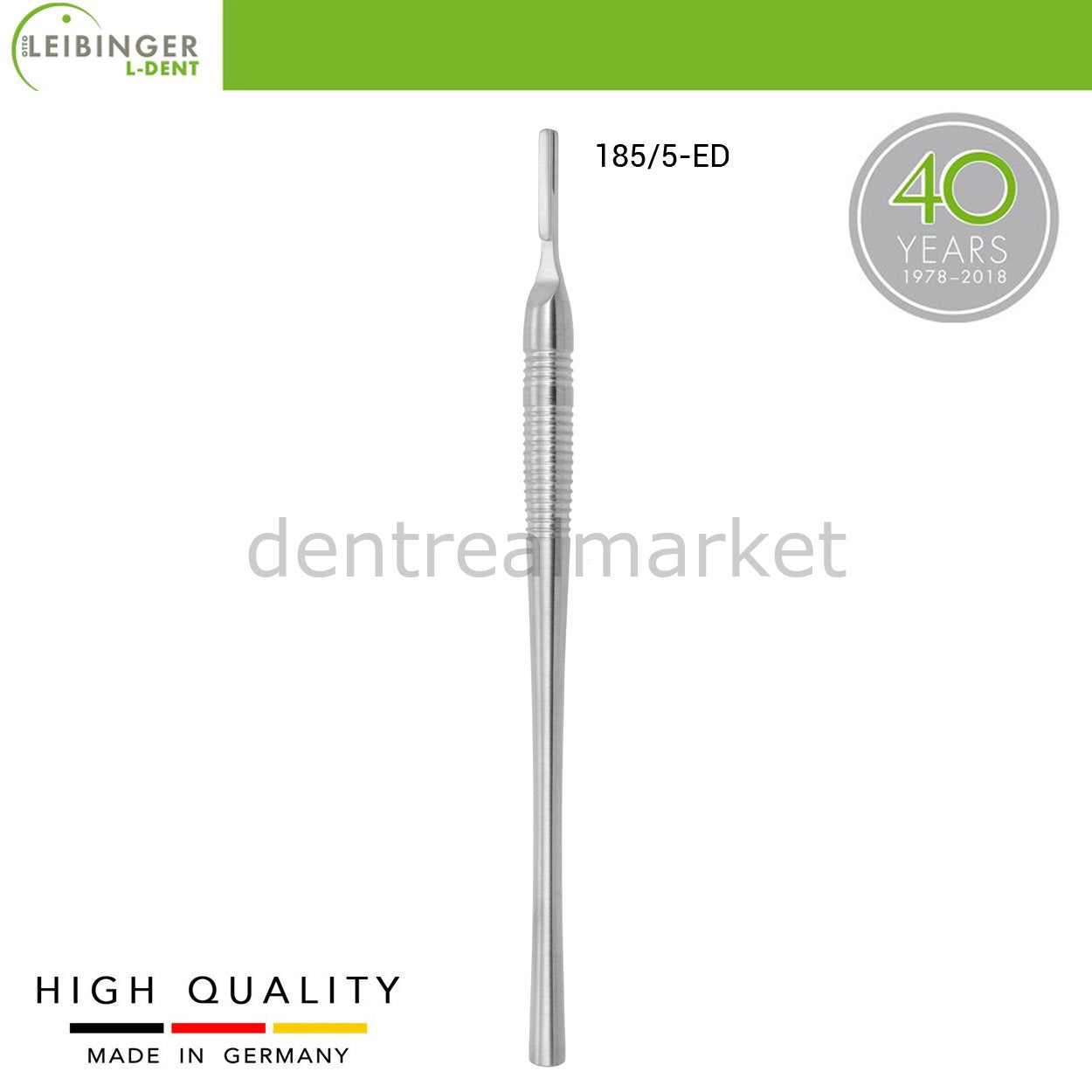 DentrealStore - Leibinger Scalpel Handle - Bistüri Handle Round Straight