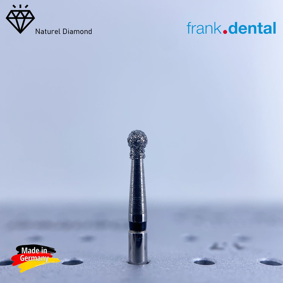 DentrealStore - Frank Dental Dental Natural Diamond Bur - 802 - Dental Burs - For Turbine - 5 Pcs