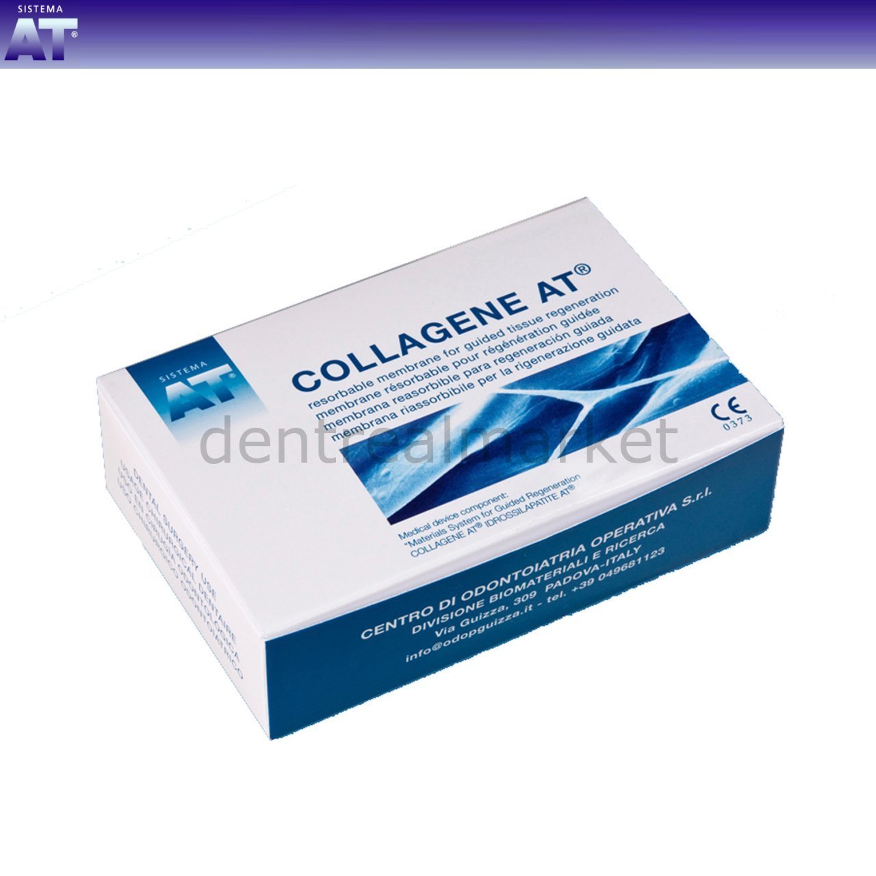 DentrealStore - Sistema At Collagene Horse Membrane - 22*22 mm - 6 Pcs