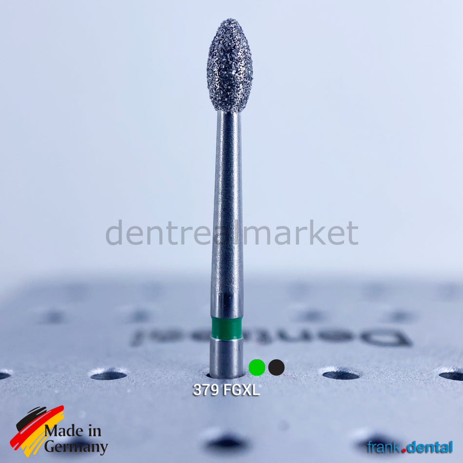 DentrealStore - Frank Dental Dental Natural Diamond Bur - 379 FGXL - Pins - 5 Pcs