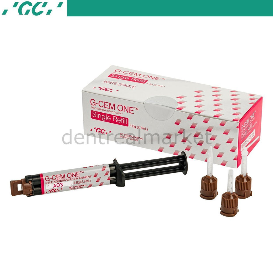 DentrealStore - Gc Dental G-Cem ONE Single Refil - AO3 - Self Adhesive Resin Cement