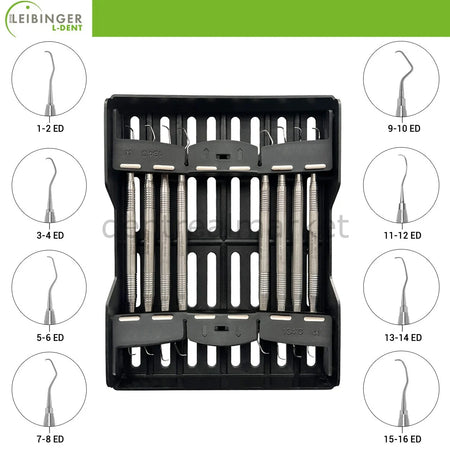 DentrealStore - Leibinger Gracey Curette Set - Periodontal Curette Set