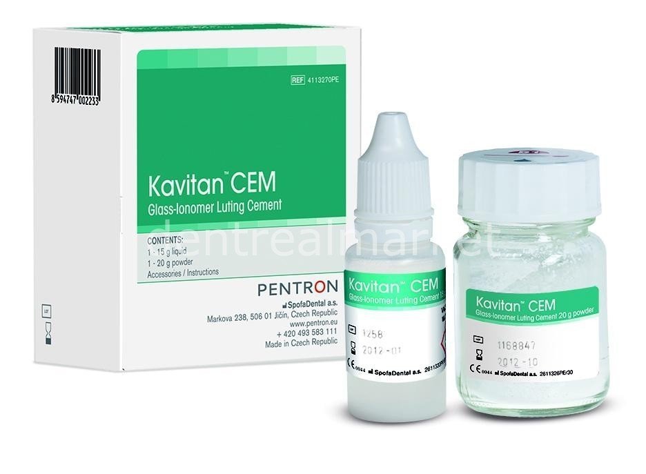 DentrealStore - Pentron Kavitan Cem Glass-Ionomer Luting Cement Kit