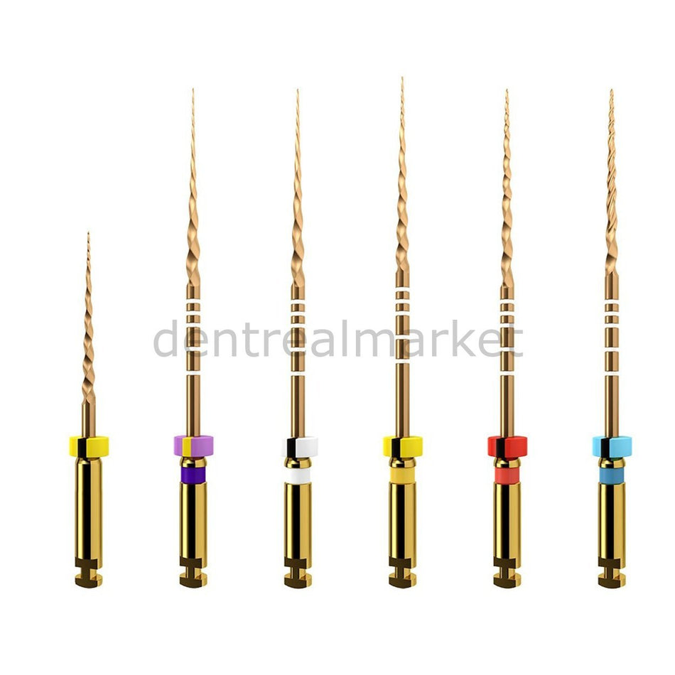 DentrealStore - Dentsply-Sirona Protaper Gold - Endodontic Rotary Files - 31mm